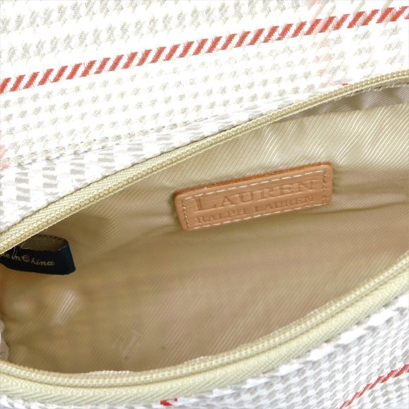 Lauren Ralph Lauren Houndstooth Cosmetic bag Pouch (12124) - Picture 7 of 8